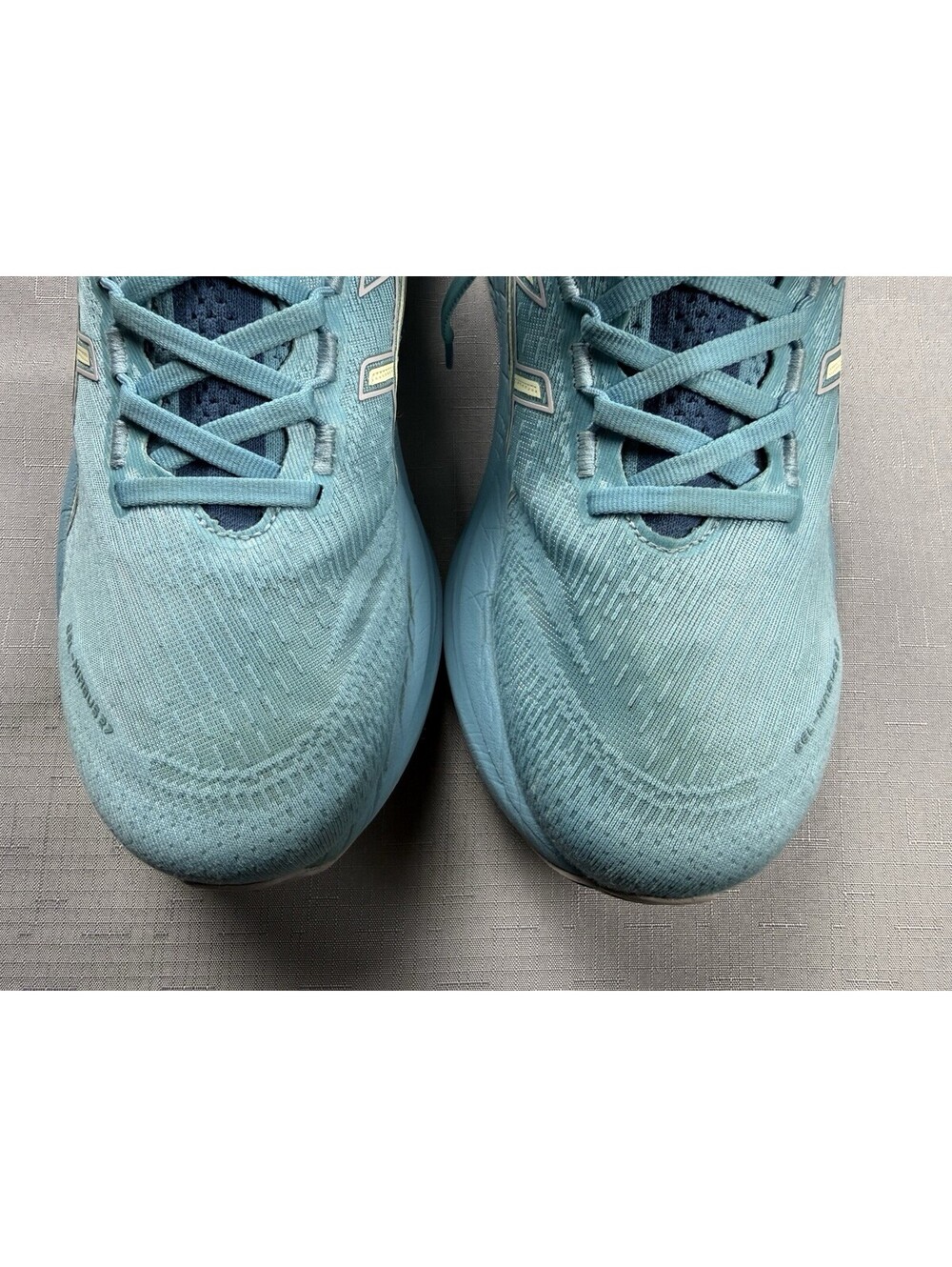 ASICS Gel-Nimbus 27 Running Shoes Size Womens US 9 1/2 Stillwater/Cream (Blue) - Picture 8 of 9